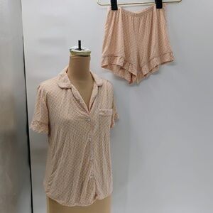 Eberjey Gisele Tencel Modal Printed Shortie PJ Set Size extra Small